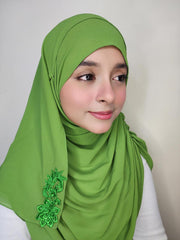 Plaited hijab