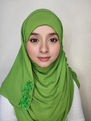 Plaited hijab