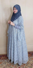 Grey Arabic Gown